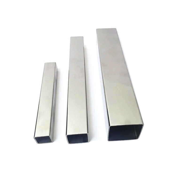 25.4mm Diameter Stainless Steel Square Pipe ASTM AISI 304 316 201 Mirror Polished Stainless Steel Square Tube