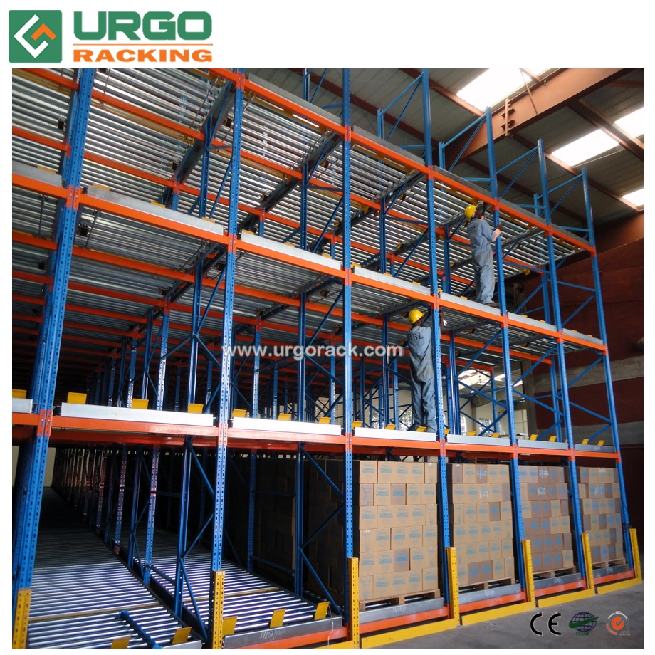 Corrosion Protection Storage Gravity Roller Pallet Rack