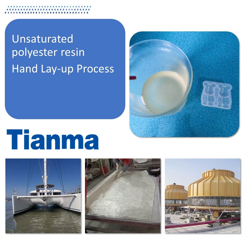 Résine de polyester insaturé, résistance à l'eau, construction de bateaux TM-189.