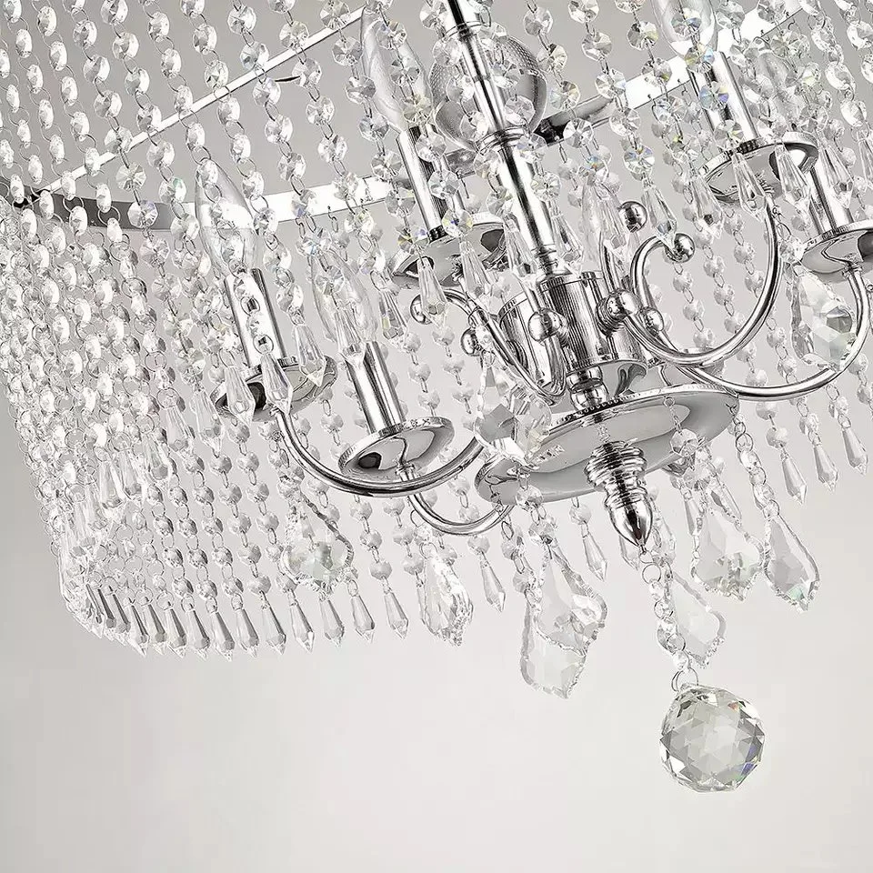 K9 Cristal Pendentif d'éclairage d'éclairage LED Fixture lustre en cristal de l'intérieur moderne en verre de luminaires décoratifs lustre en cristal d'éclairage de salle à manger