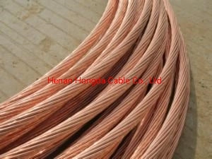 3.264mm CCS el 40% 30% 21% de la Conductividad 8AWG Alambre de acero revestido de cobre Strand