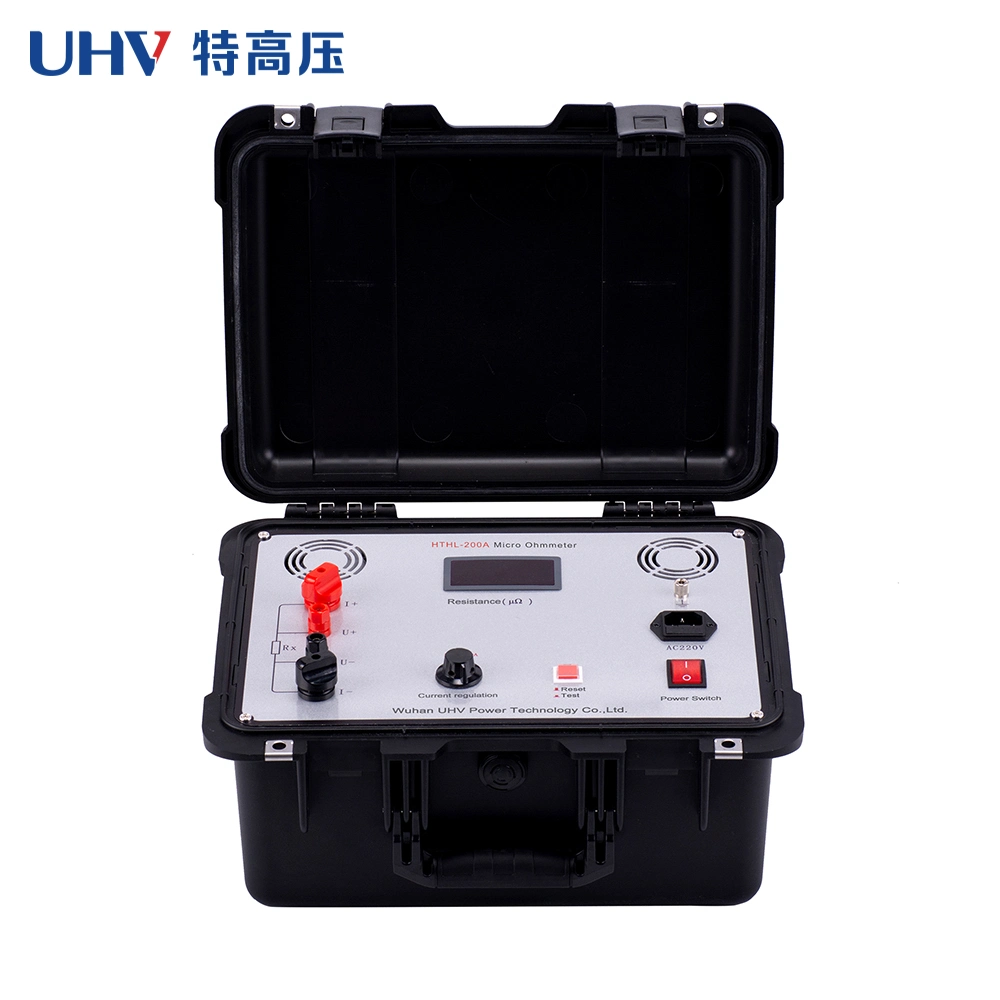 Hthl-200A Hv Switch Resistance Test 200A Contact Resistance Test Set