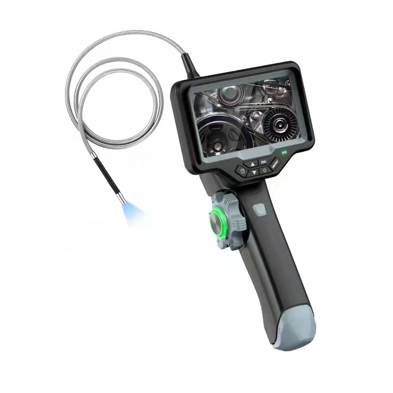 Portable Borescope Inspection Camera with 6.0mm Camera Diameter Lens, 1mt Insert Tube Length, Two-Way Endoscope, HD