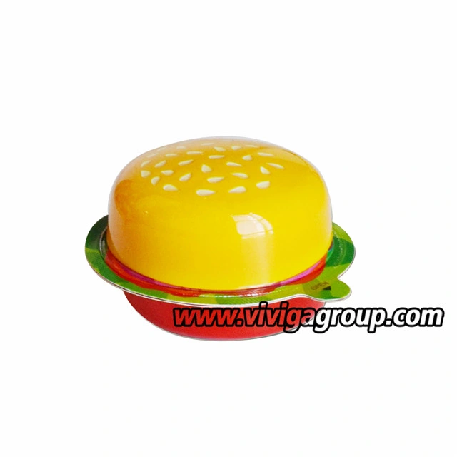 Mini Hamburger Shaped Chocolate Cup with Biscuit with Toy Candy for Kids