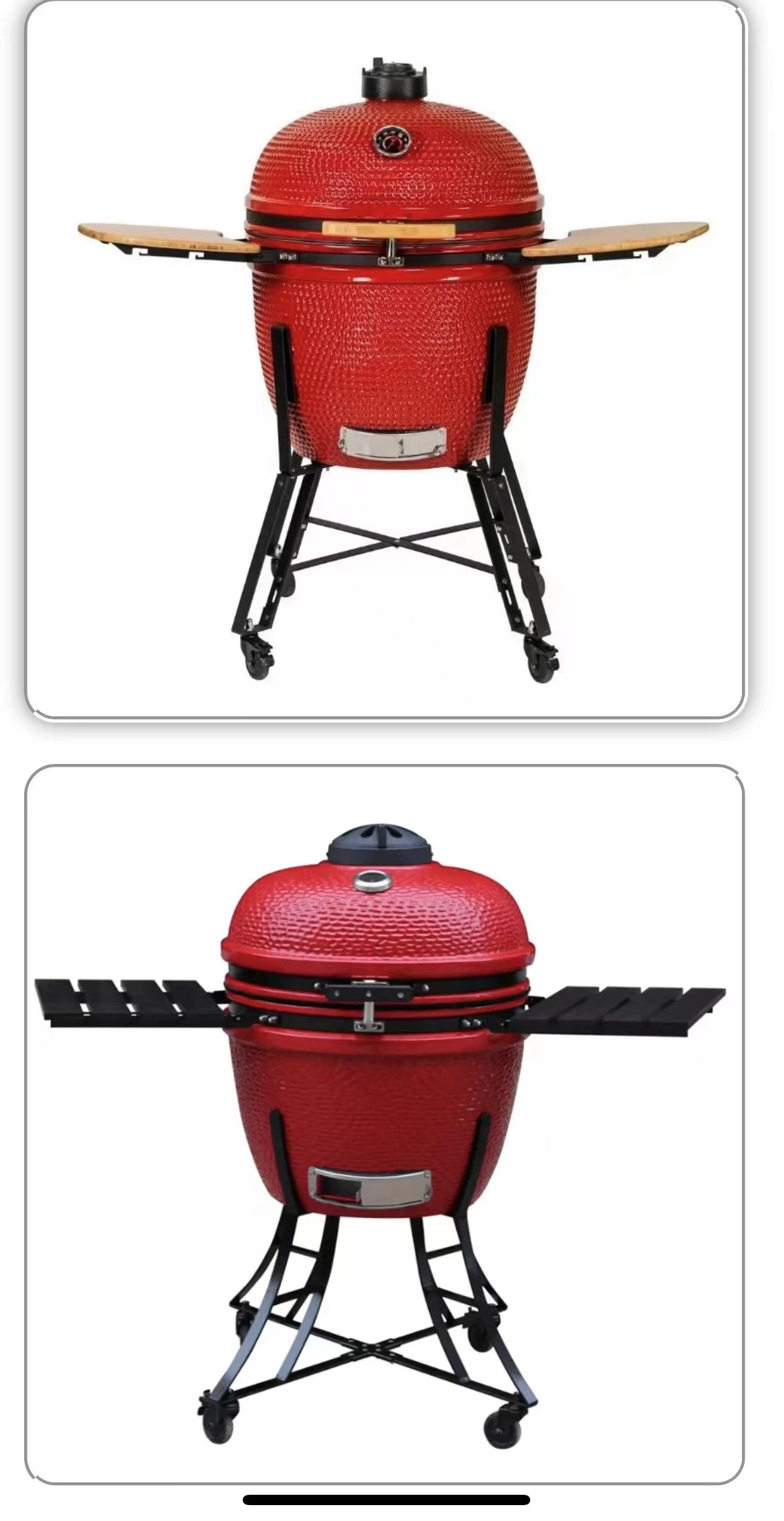 BBQ Grill13"15"18"21"24"Professional Manufacturer Ceramic Kamado Charcoal Grills Outdoor Kitchen