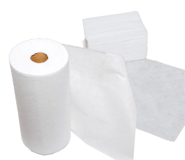 Tela sin tejer tela Jumbo rollo material para toallitas húmedas/secas húmedo/seco Tejido