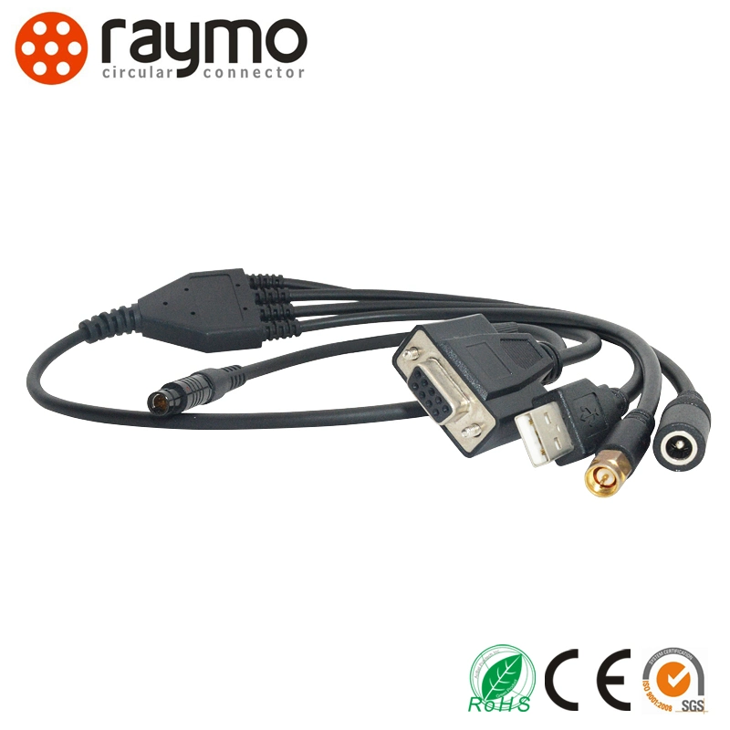 dB9 RS232 to D-Tap Audio Video Male Connector with Cable Assembly