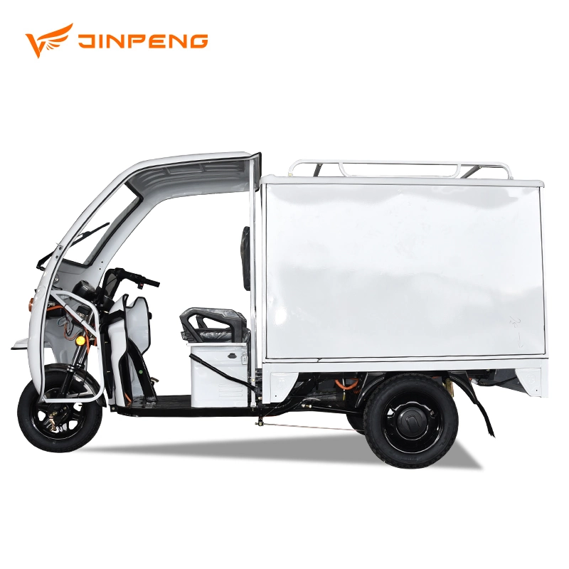 Jinpeng Electric Tricycle 1000W Cargo Loader with Cargo Box Electric Express Tricycle