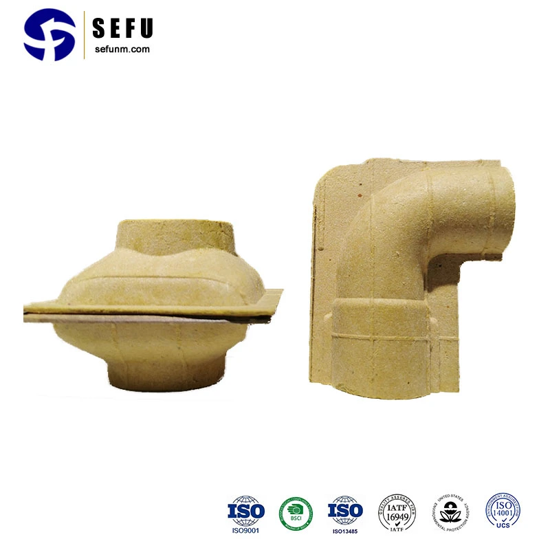 Sefu China Paper Runner Systems Riser Sleeve Factory Tubes/Fittings/Pouring Cups Gating Variable Diameter Tee Paper Pipe for Lost Foam Casting Gating System