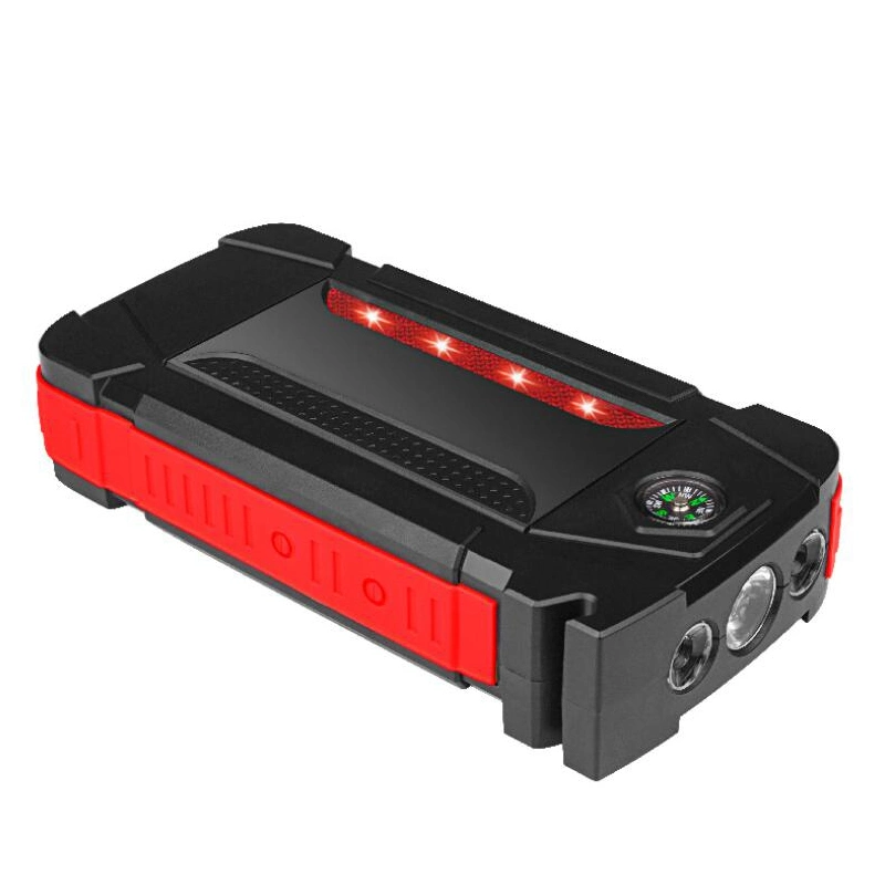 5V 12V 16V de coche Saltar pico multifunción arranque auxiliar de batería Cargador de emergencia con linterna LED