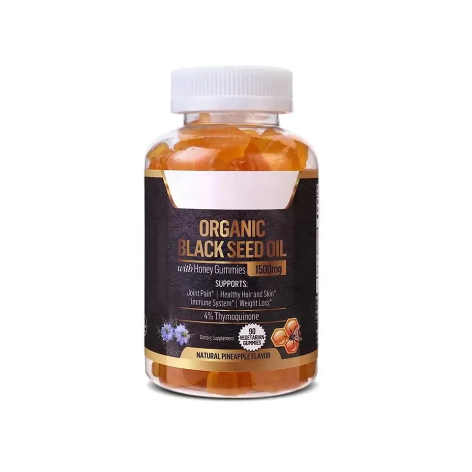 Black Seed Oil with Honey Gummies Supplements 90gammies/Bottle