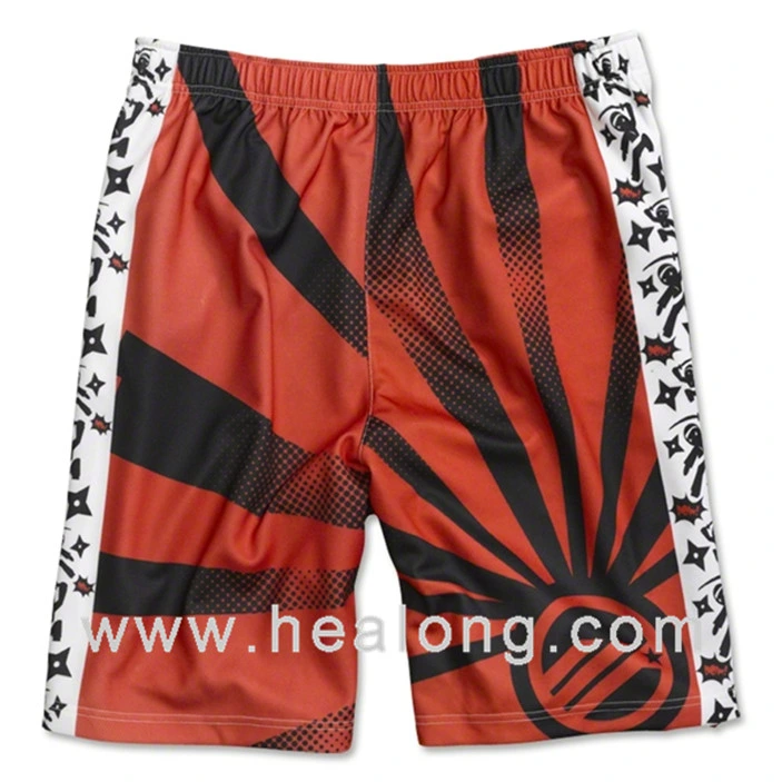 Healogn Fashion Logo Apparel Gear League Match Sublimation Men's Lacrosse Shorts