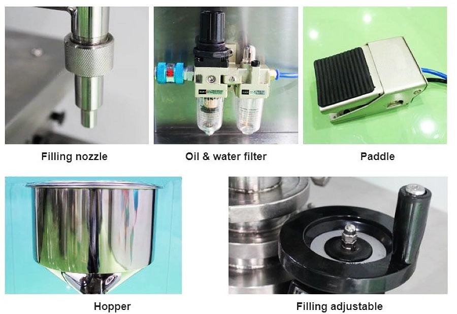 Semi Automatic Filling Machine for Paste/Cream/Liquid Soap