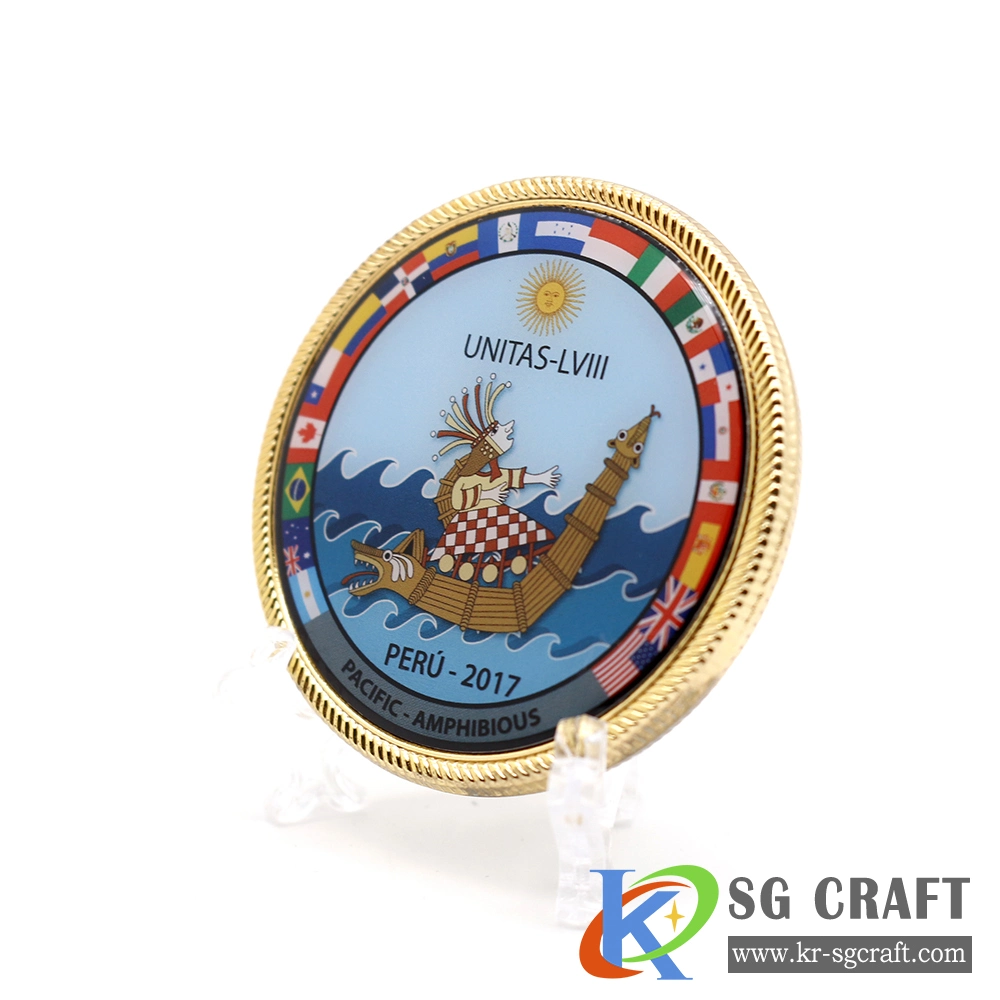 Wholesale Bulk Cheap Custom Metal Stamping Enamel Corrections Prayer Porcelain Drumheller Cyber Souvenir Challenge Coin