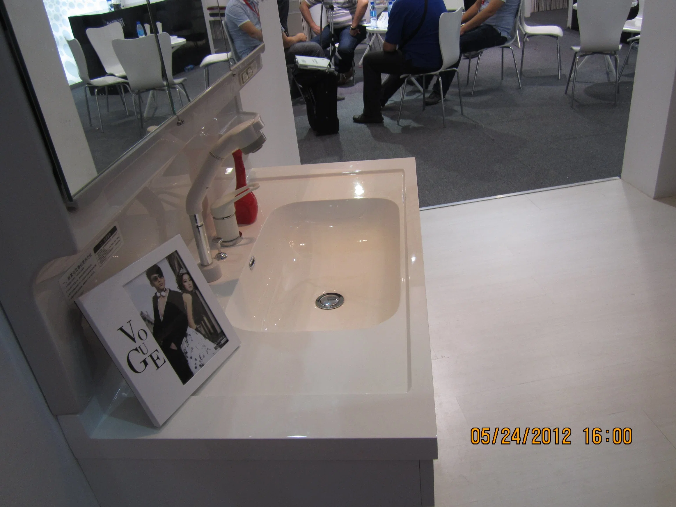 Bathroom Solid Surface Countertop Wash Sink Washbasin