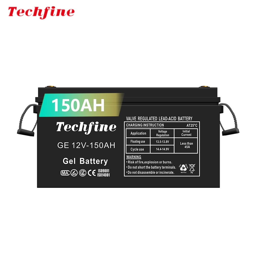 Techfine La Chine a fait de longue durée de service de la batterie au plomb étanche pour les systèmes d'alimentation