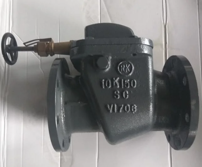 Hot Sale JIS Cast Iron Swing Type Check Valve Use Marine FC 5K 100A