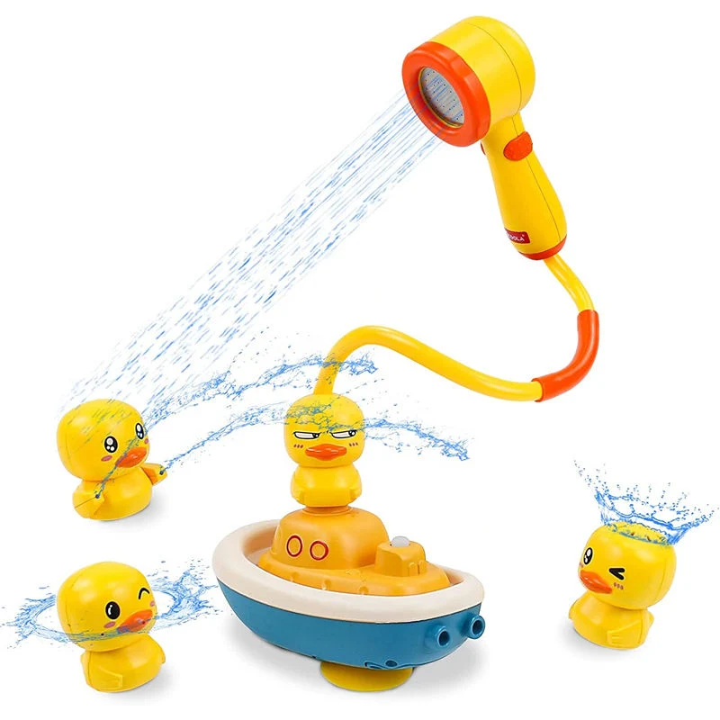 Hot-Sale Electric Water Spray Plastic Baby Bath Toy