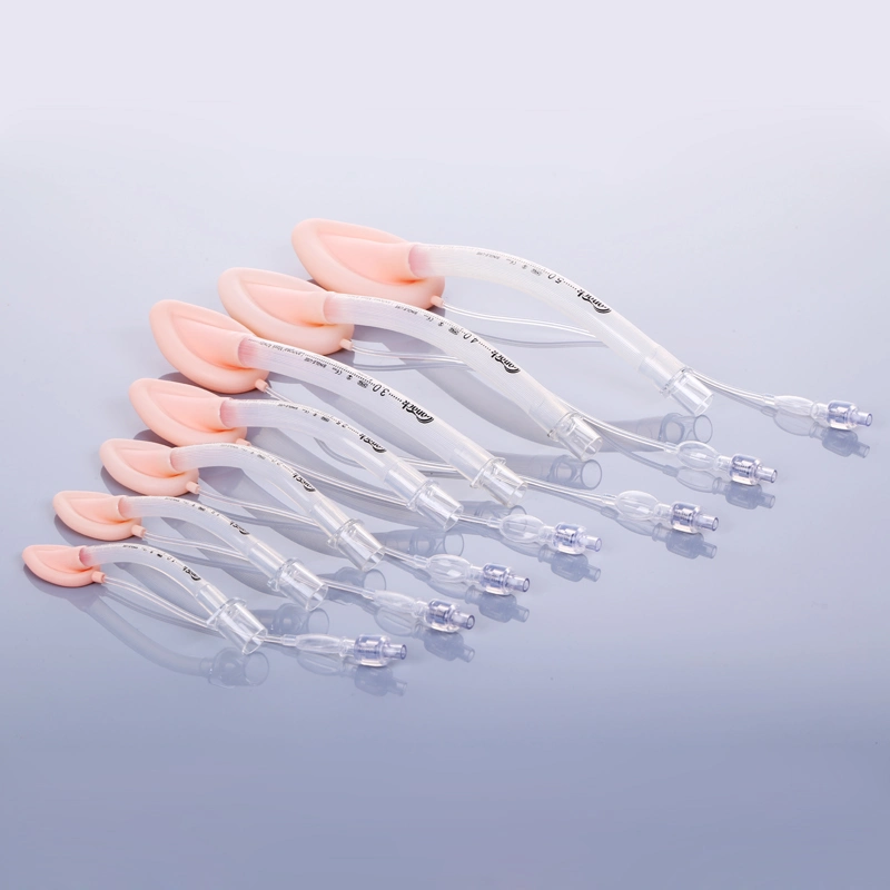 Ce ISO Approval Medical Disposable Reinforced Silicone Laryngeal Mask Airway