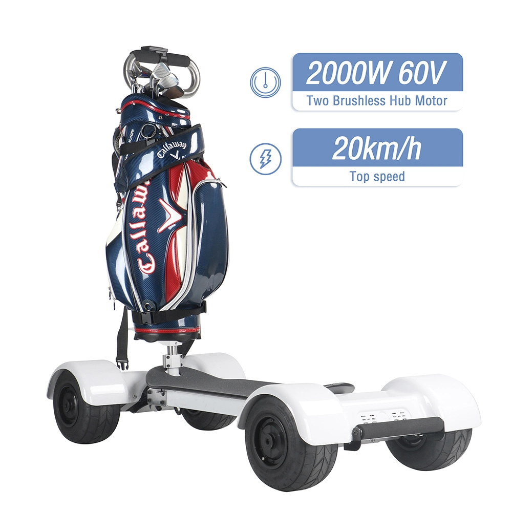 Ksm-930 Best Selling Electric Golf Skateboard 4 Wheels Scooter Cart 2000W 60V Adults Golf Electric Skateboard