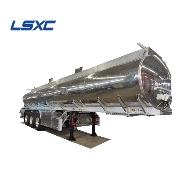 Hot Sale 42 M3 Export Adr Aluminum Alloy Diesel Gasoline Kerosene Oil Semi-Trailer