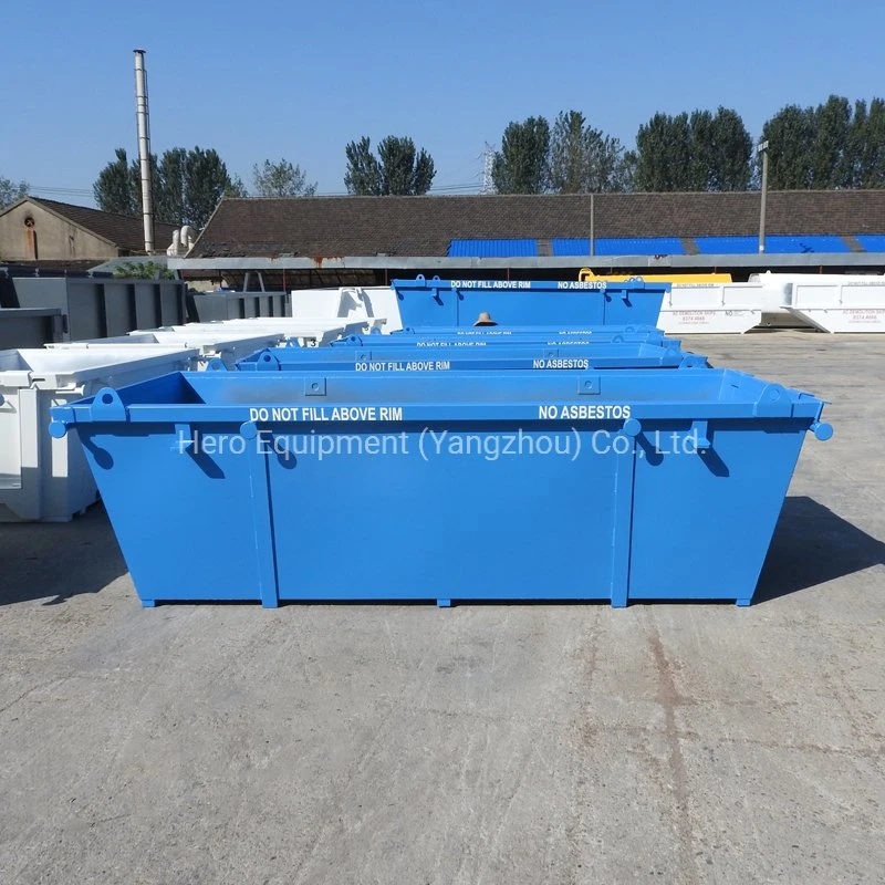 6m Outdoor Mobile Temporary Waste Chain Lift Skip Bins