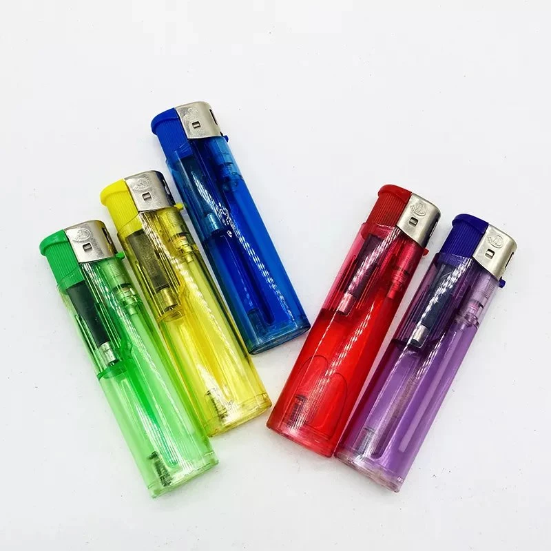 Disposable Cheap Plastic Gas Lighters Refillable Kitchen Butane Flame Lighter Unique China Wholesale/Supplier Cool Electronic Lighter