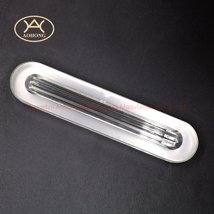 Factory Direct Sale Transparent Grooved Level Gauge Glass