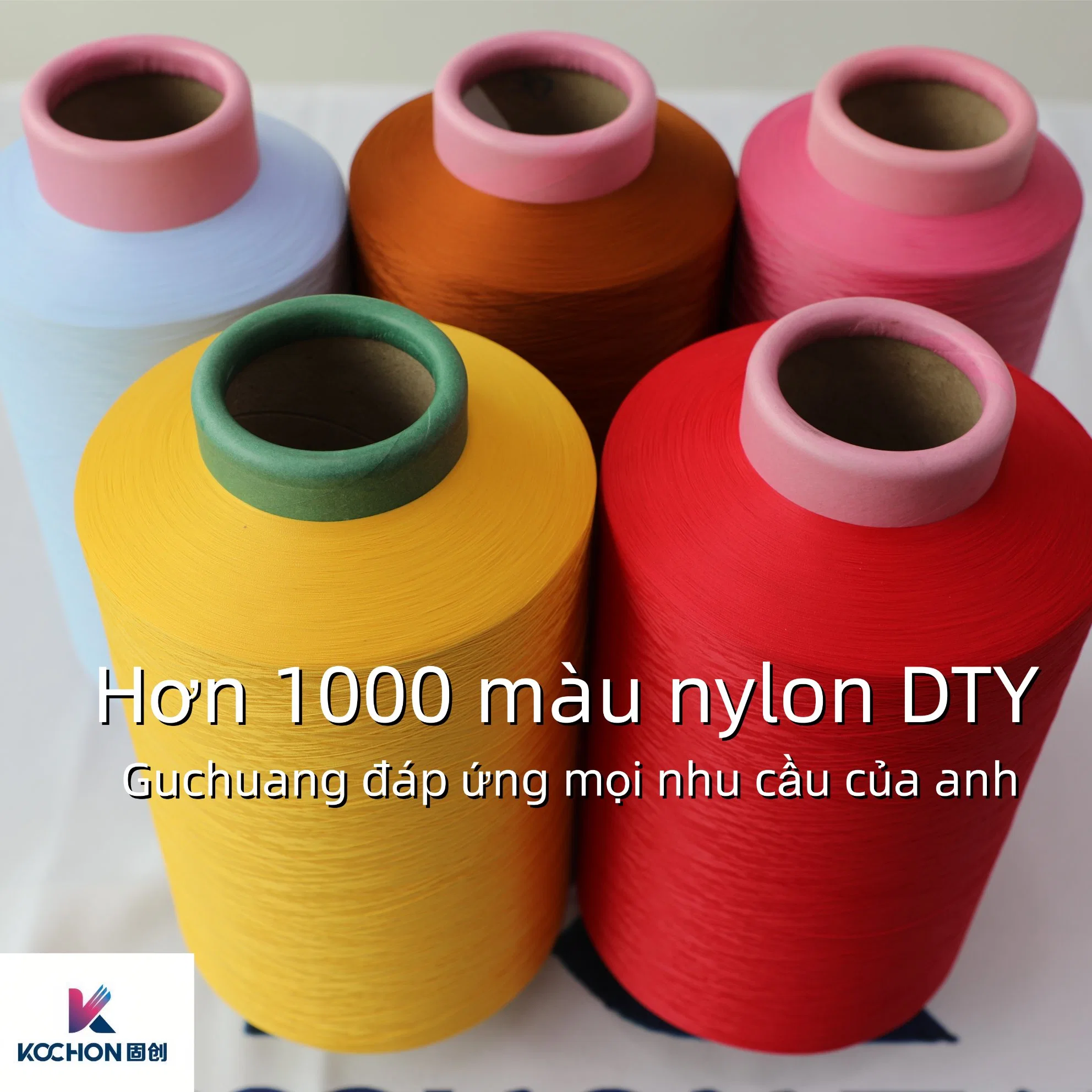 100% Nylon Garn DTY AA Grade zu einem erschwinglichen Preis Für Vietnam