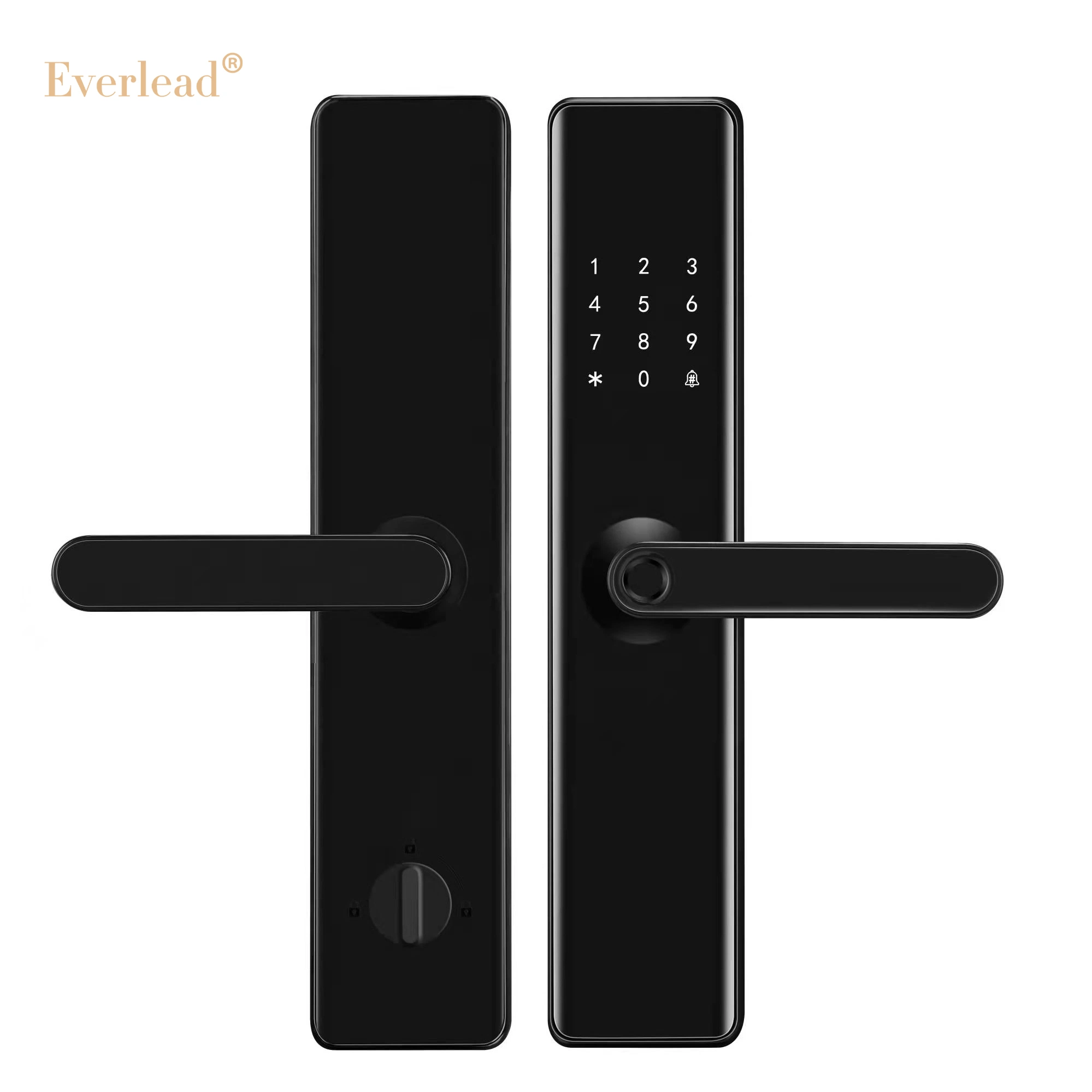 Digital Lock Entry Set/Waterproof Smart Lock/ Fingerpring Code and Key Function Widely Used in Wooden Door/ Stainless Steel Door