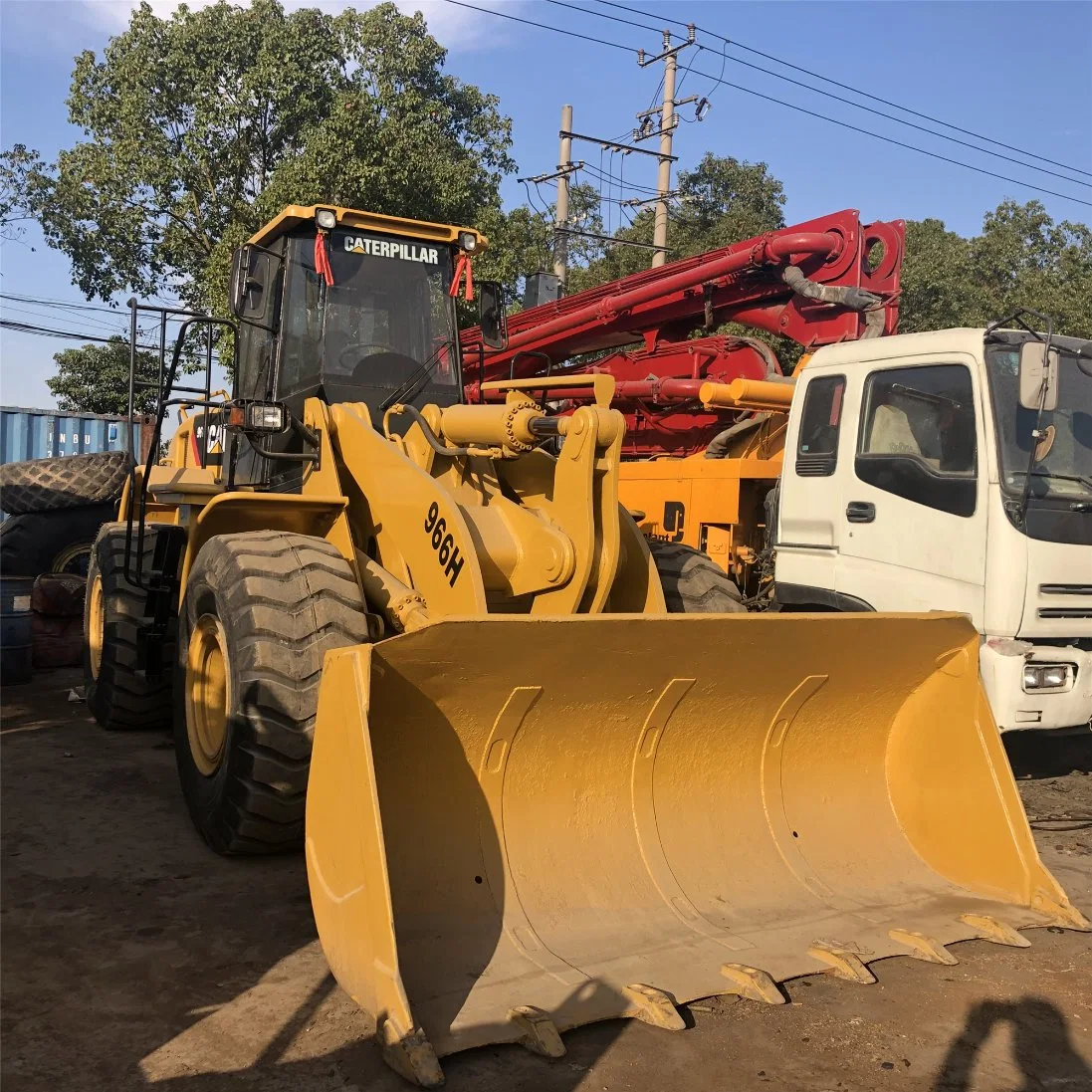 Chargeuse sur pneus Cat de haute qualité 966h Caterpillar d'occasion 966h