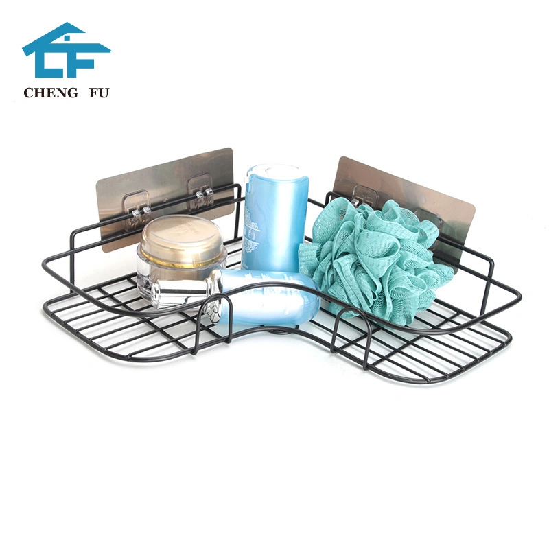 Hardware/Bath/Bathroom/Kitchen/Shower Set /Toliet Accessorie Iron Wire 2 Layer Triangle Bathroom Shower Corner Shelf