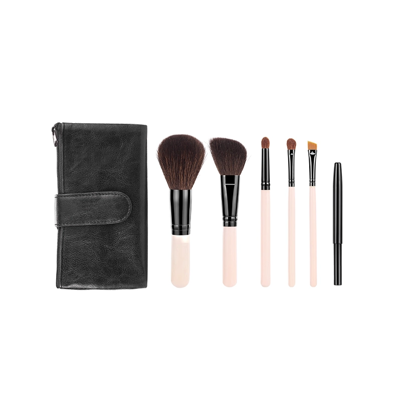 Reise-Pinsel Set mit Synthetic Hair Portable Bag.