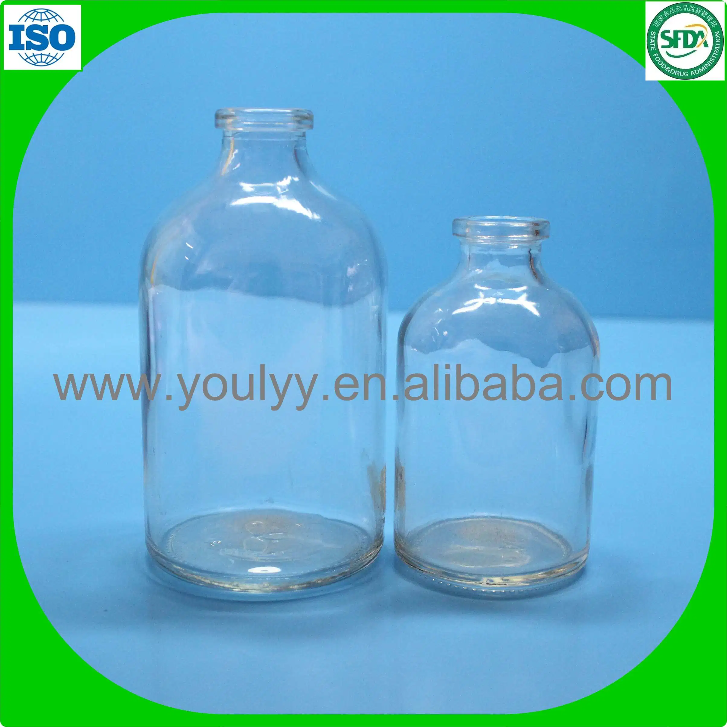 Glass Moulded Bottles for Liquid