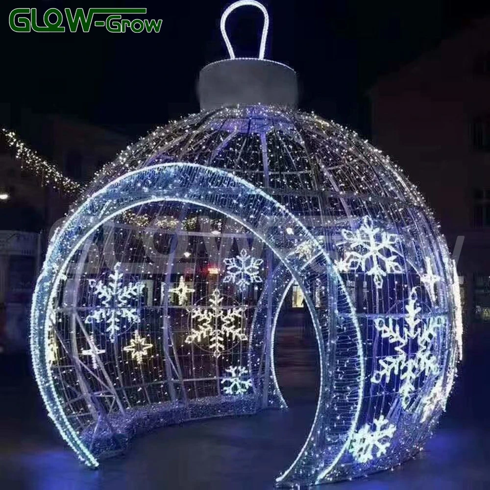 Waterproof Custom 3D Christmas Gift Box LED Rope String Motif Light for Street Holiday Xmas Festoon Garden Outdoor Decoration