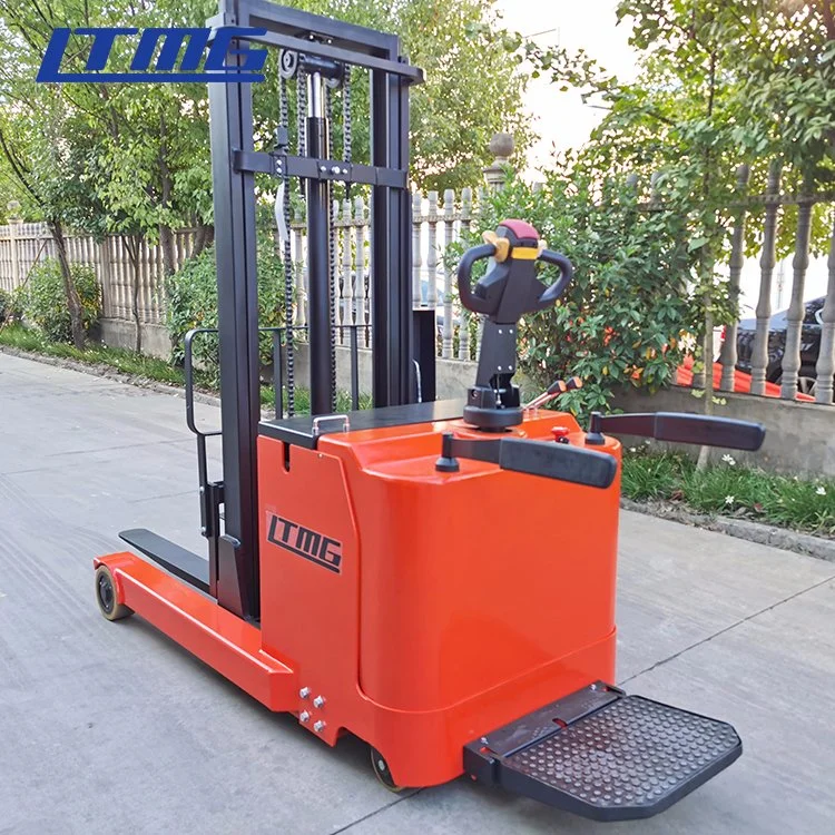 Chinese Brand Ltmg Pallet Stacker Hot Sale 1.5 Ton 2 Ton Electric Reach Truck with Lifting Height 3000mm