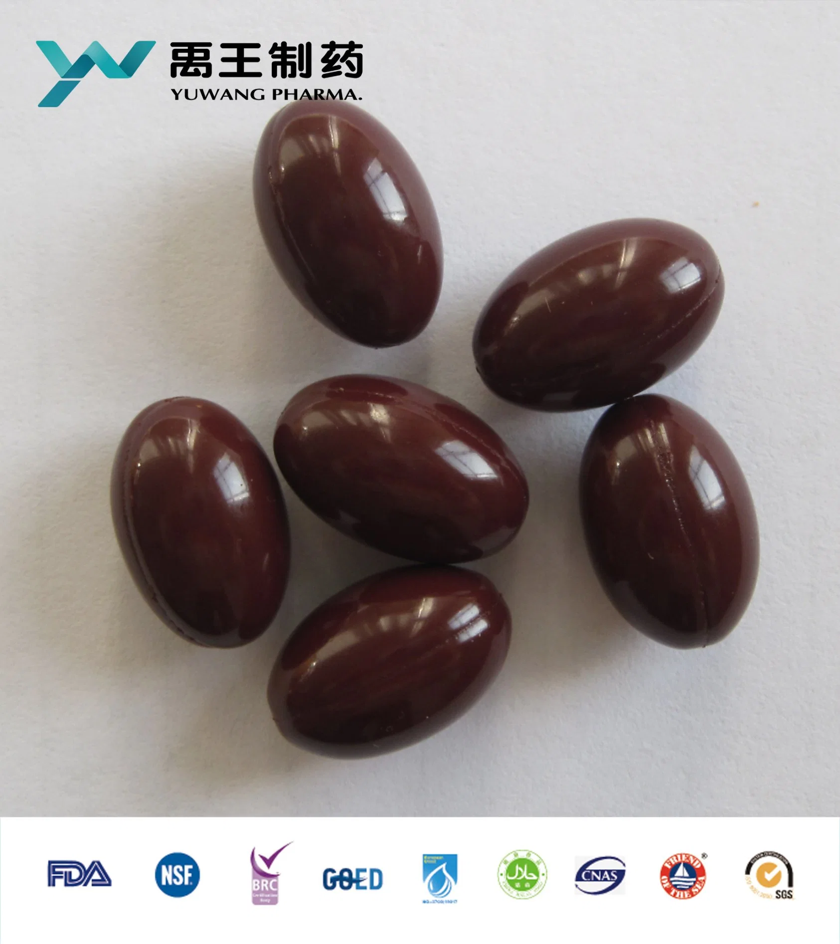 Brc/NSF Yuwang OEM Health Care Natural Astaxanthin Softgel Capsule 500-1000mg