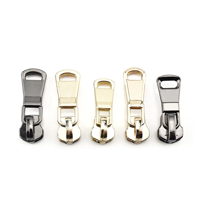 Wholesale/Supplier Custom Easy to Install Plating Metal Zipper Sliders Aluminum Alloy Zipper Zip Sliders