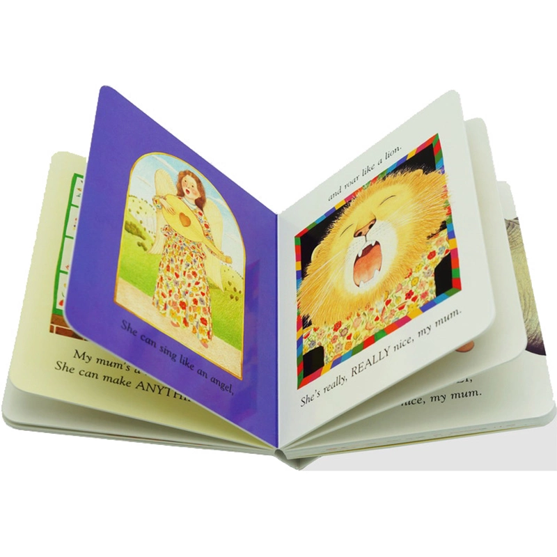 Custom Hardcover Family Educational Children Cardboard Book Printing