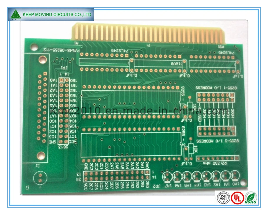 Fr-4 94V0 Double Sided Rigid PCB in Green Solder Mask with Enig