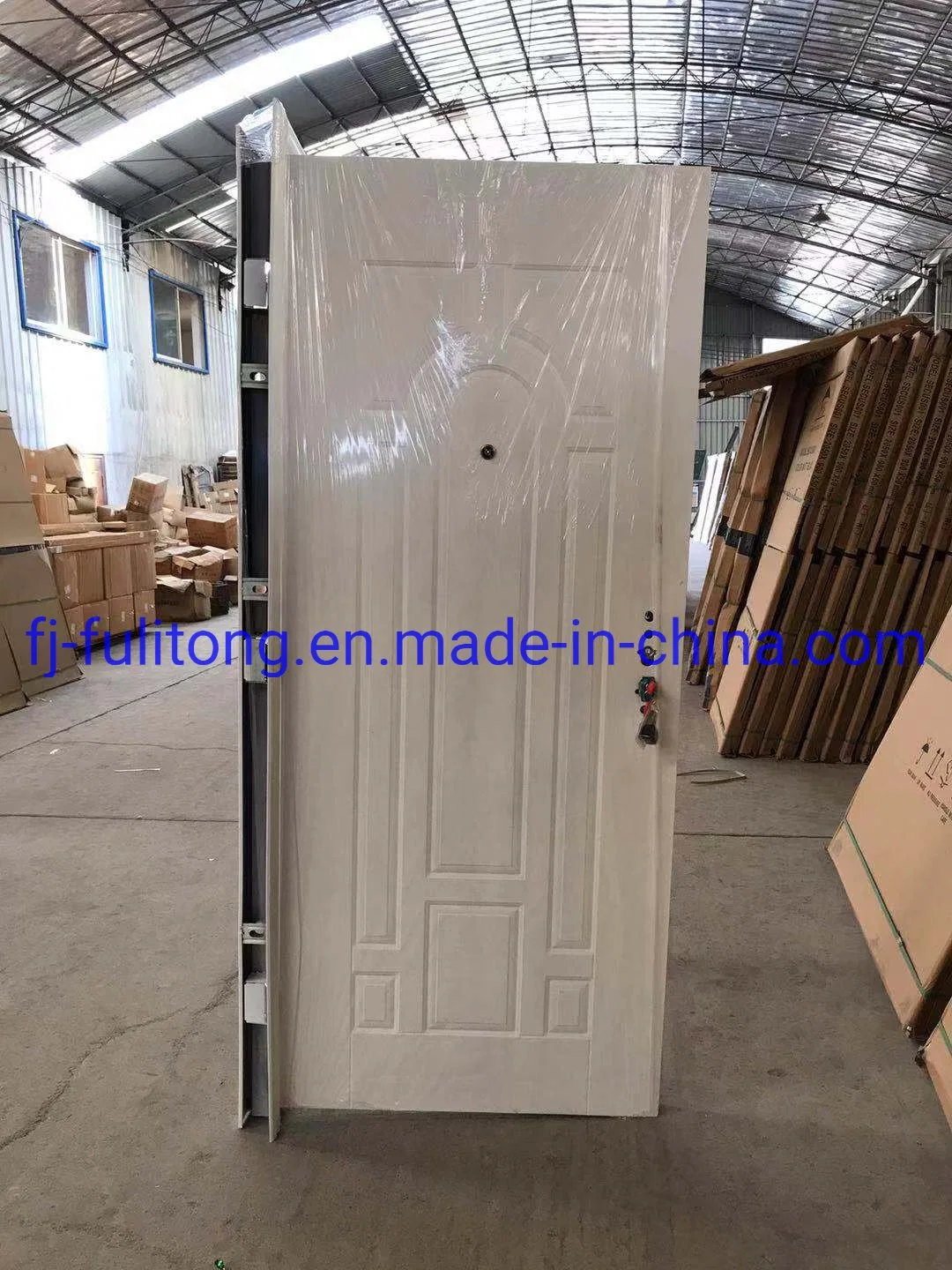 Sliding Glass PVC Steel Interior Security Wooden Patio Door