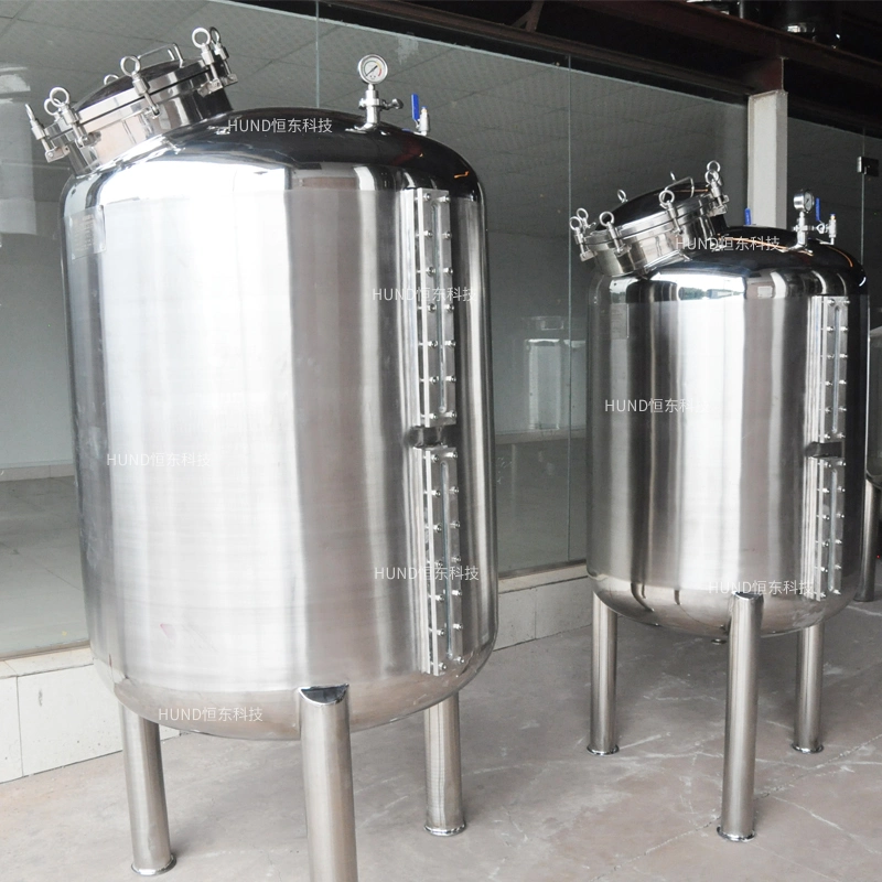 Food Grade Industrial Chemical Mixing Tank Raw Milk Single Layer Storage Water Tank