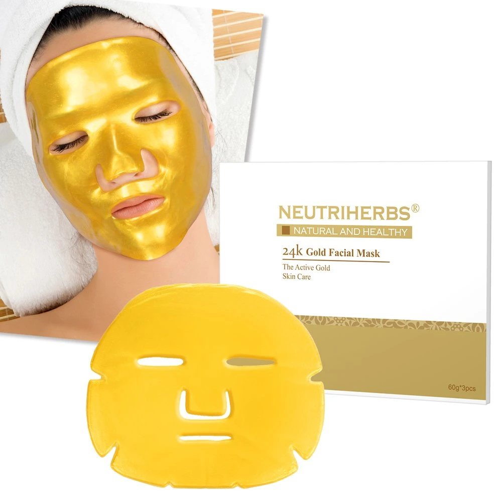 D'avivage personnalisée en usine Anti Puffiness or 24K Masque Fleuret