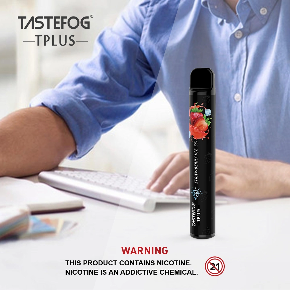 Preço de fábrica Tastebreg Tplus 800 puffs 550mAh descartáveis Vape Atacado Caneta de papel