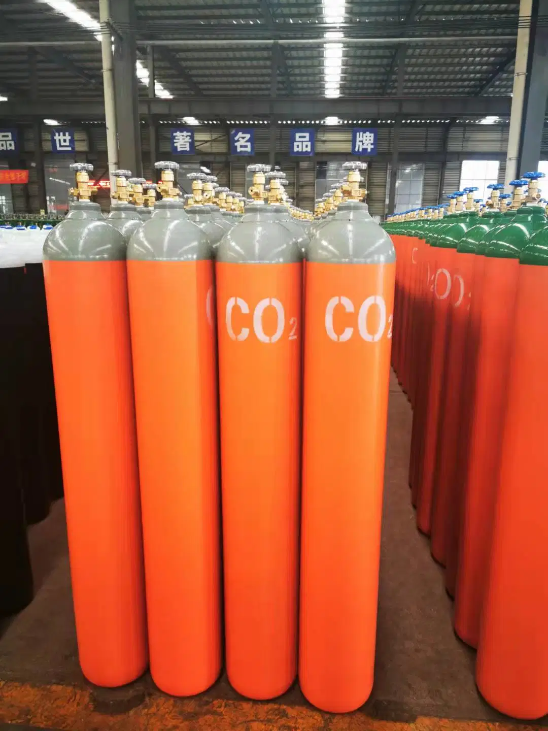 40L150bar 5.7mm Seamless Steel Industrial CO2 Carbon Dioxide Gas Cylinder