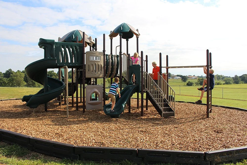 Qitele Outdoor Playground Equipment with Plastic Slide (KSII-19701)