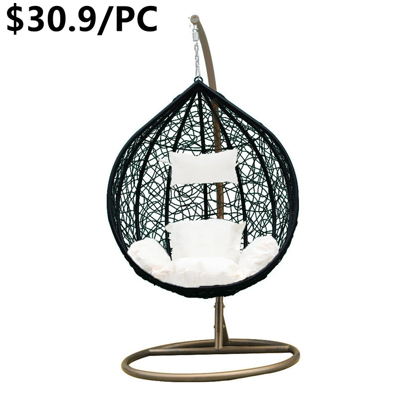 Swivel Hanging Egg Modern Patio Garden Rattan Wicker Swing Chair