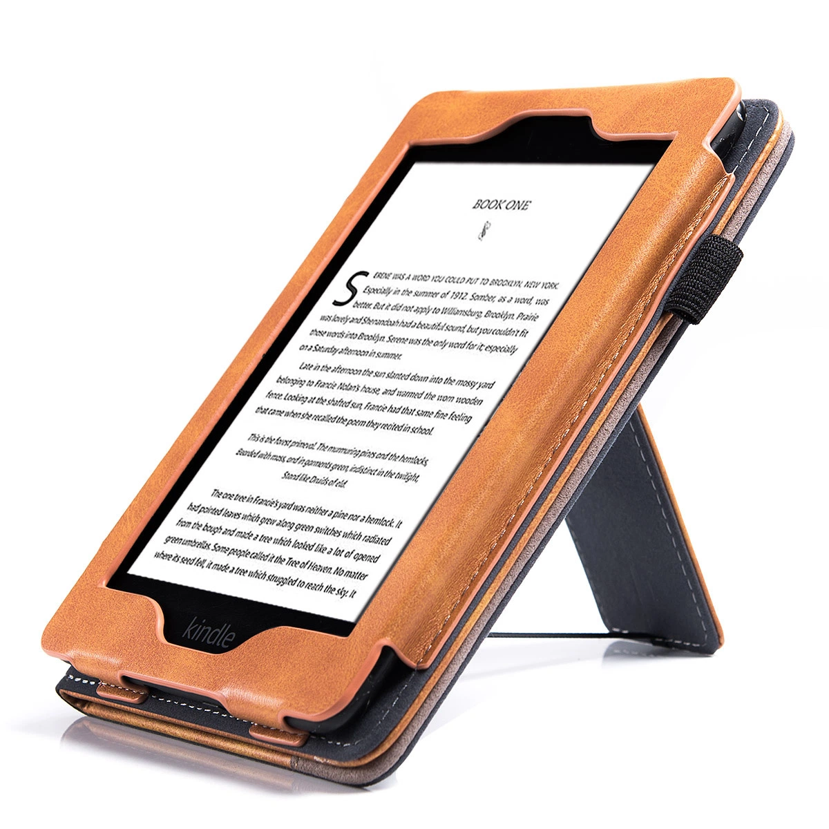 Spleißtasche für Kindle Paperwhite Cover mit Auto Sleep, 6'' Handschlaufe Funda