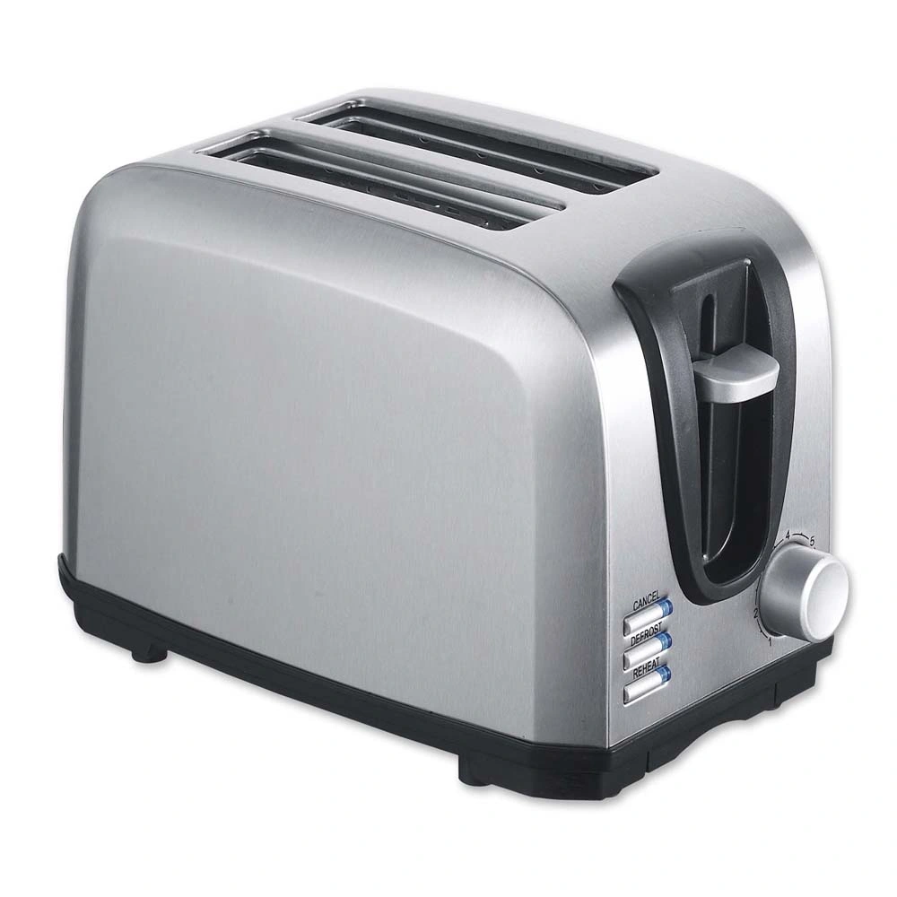 2 Slice Cool Touch Stainless Steel Shell Bread Toaster