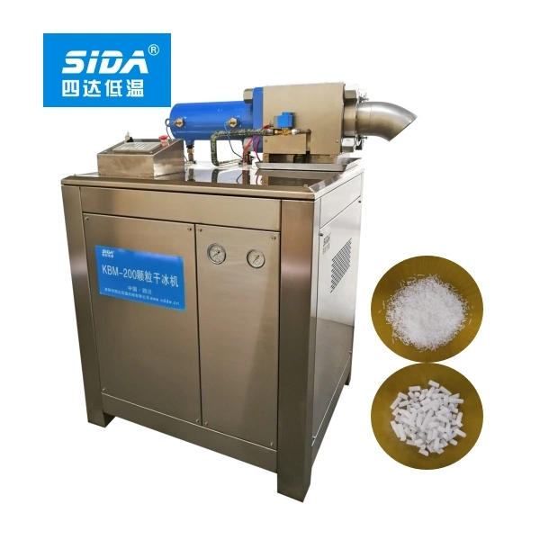 Машина для производства сухого ледяного зерна SIDA с нержавеющей пищевой категорией Стальные материалы